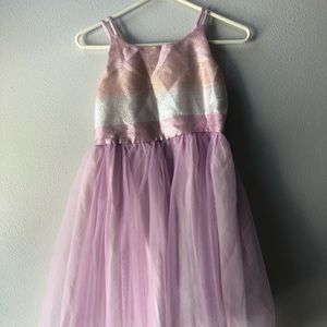 Sparkle and tulle girls dress